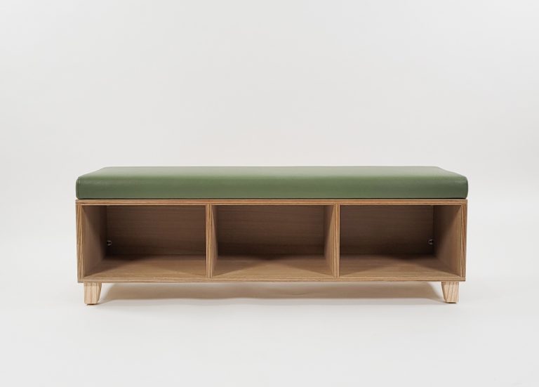 Upholstered bench seat 1200L