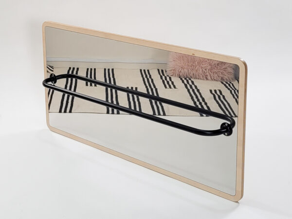 Mirror with Pull Up Handle